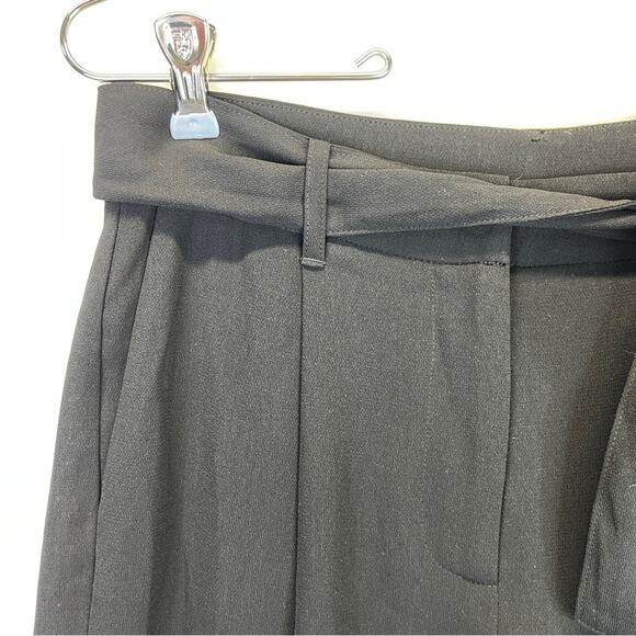Michael Kors High Rise belted Wide Leg pants black - 2P - Picture 3 of 11